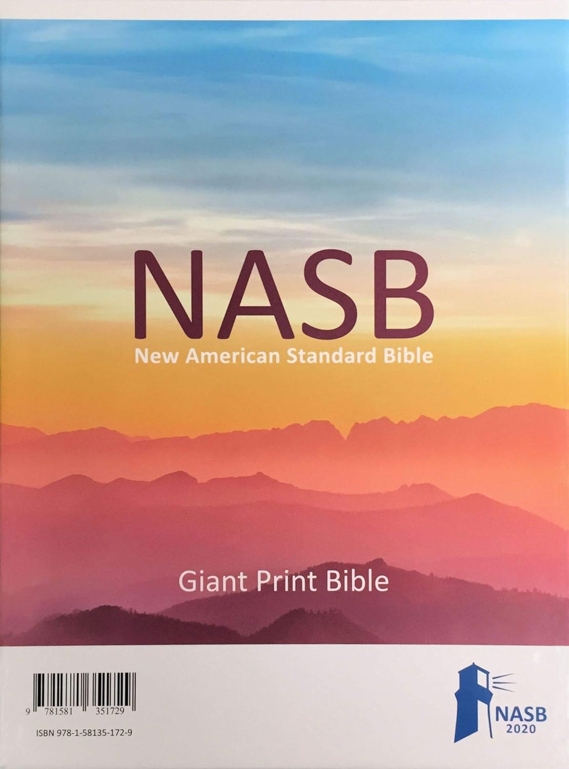 NASB 2020 Giant Print Text Bible, Black Genuine Leather
