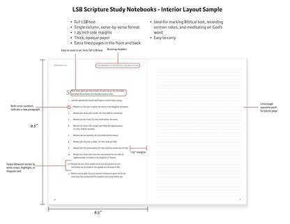 Lsb Scripture Study Notebook: Ephesians