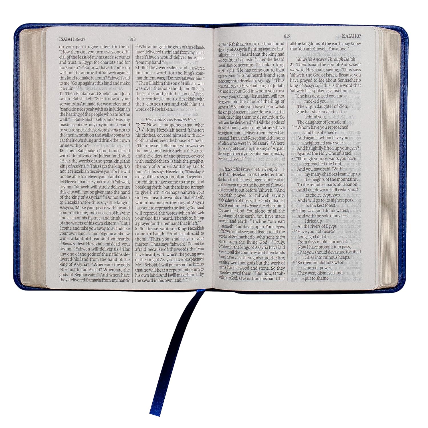 LSB Compact Bible, Blue Floral