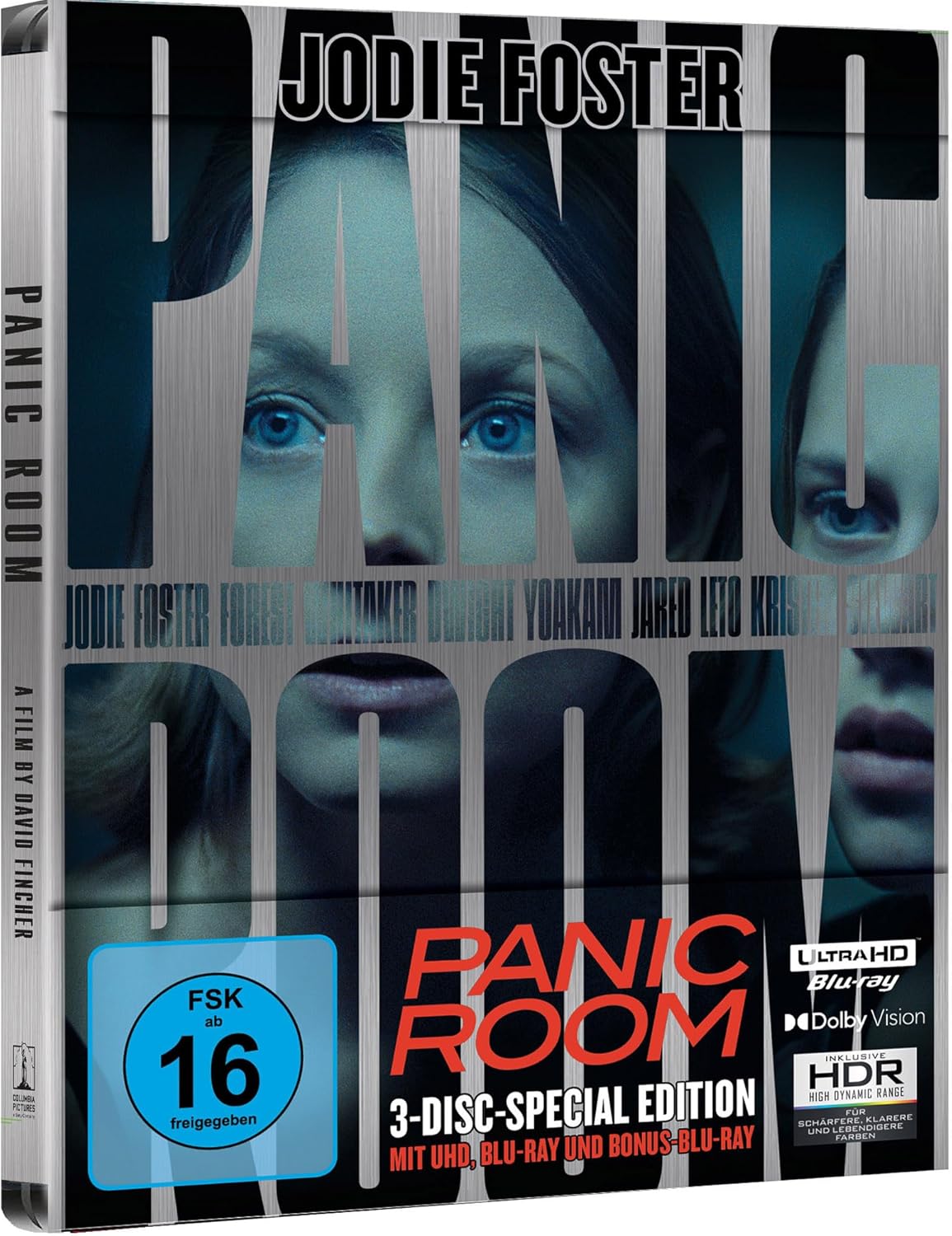 Panic Room (Limited Steelbook, 4K-UHD+2 Blu-rays