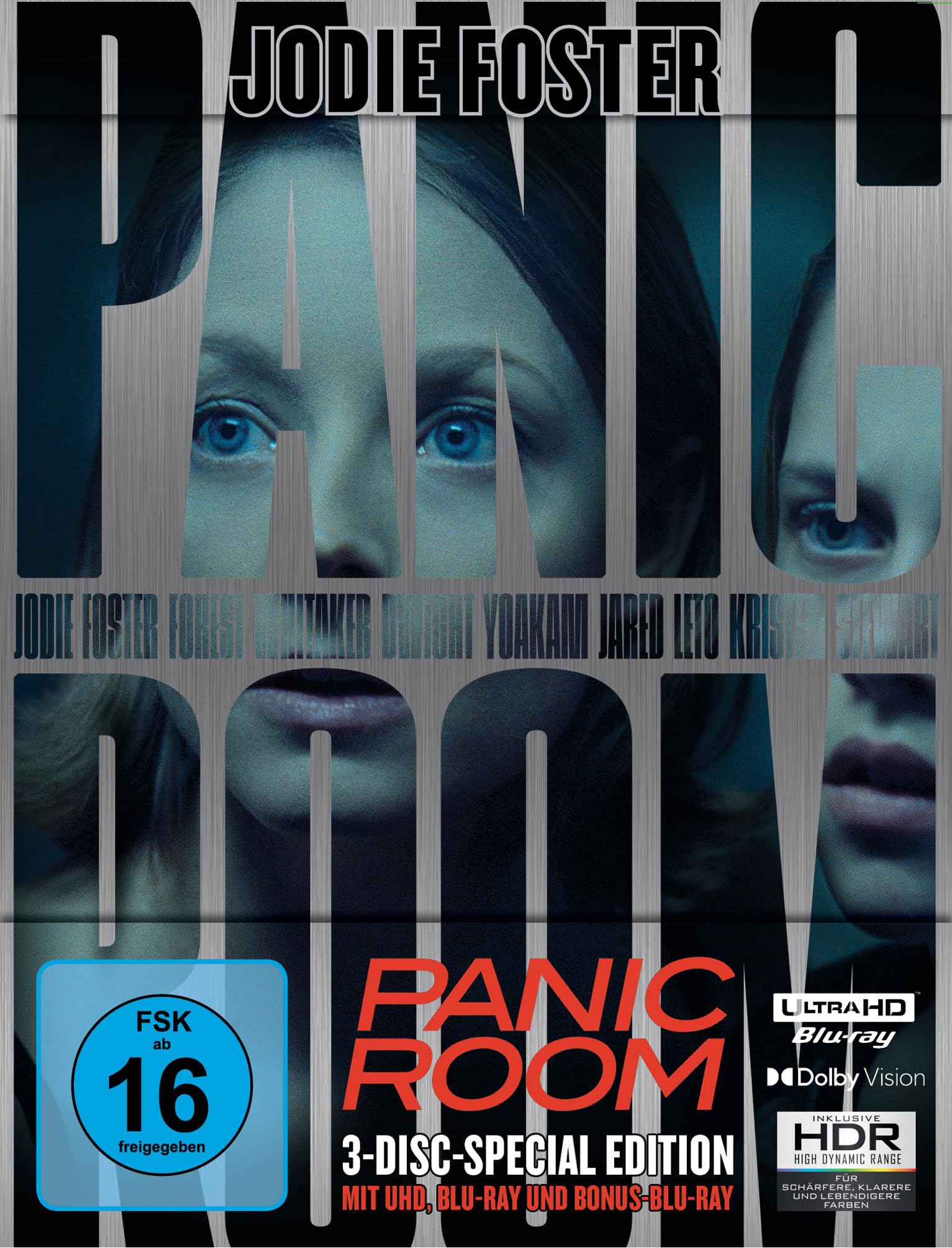 Panic Room (Limited Steelbook, 4K-UHD+2 Blu-rays