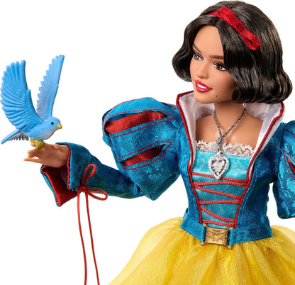 Mattel Disney Collector Snow White Collectible Fashion Doll in Signature Clothing Inspired by Disney Live Action Movie, Gifts for Kids and Collectors
