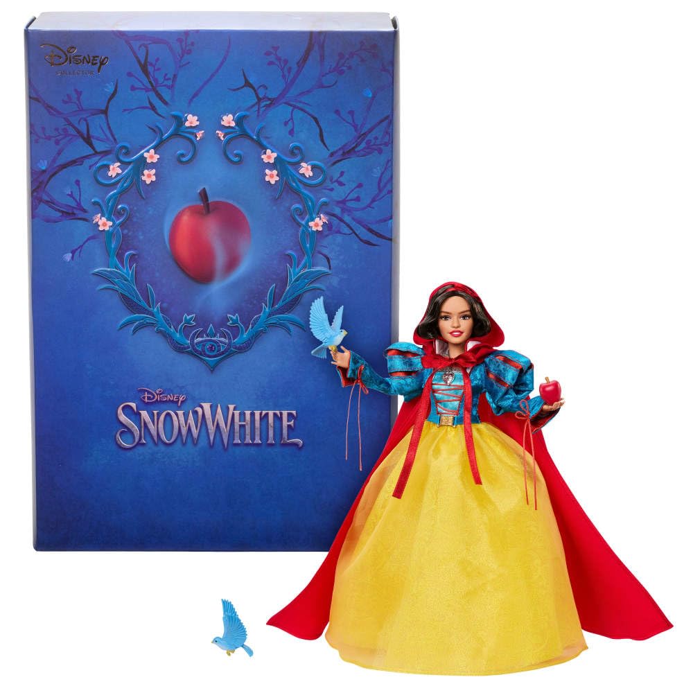 Mattel Disney Collector Snow White Collectible Fashion Doll in Signature Clothing Inspired by Disney Live Action Movie, Gifts for Kids and Collectors