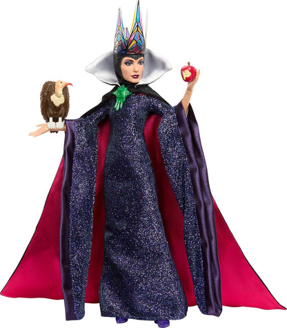 Mattel Disney Collector Evil Queen Collectible Fashion Doll in Signature Clothing Inspired by Disney Snow White Movie, Gifts for Kids & Collectors