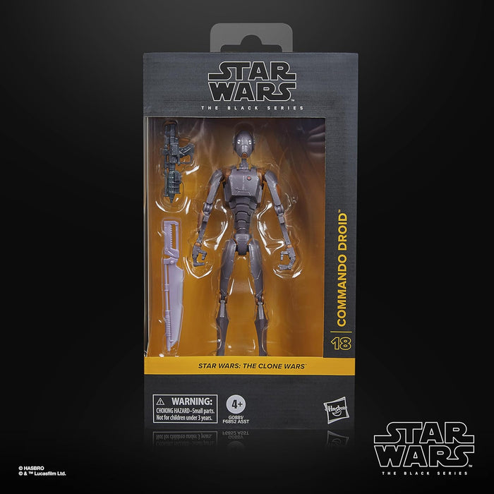 Star Wars The Black Series Kommandodroide, Star Wars: The Clone Wars Premium Action-Figur zum Sammeln (15 cm