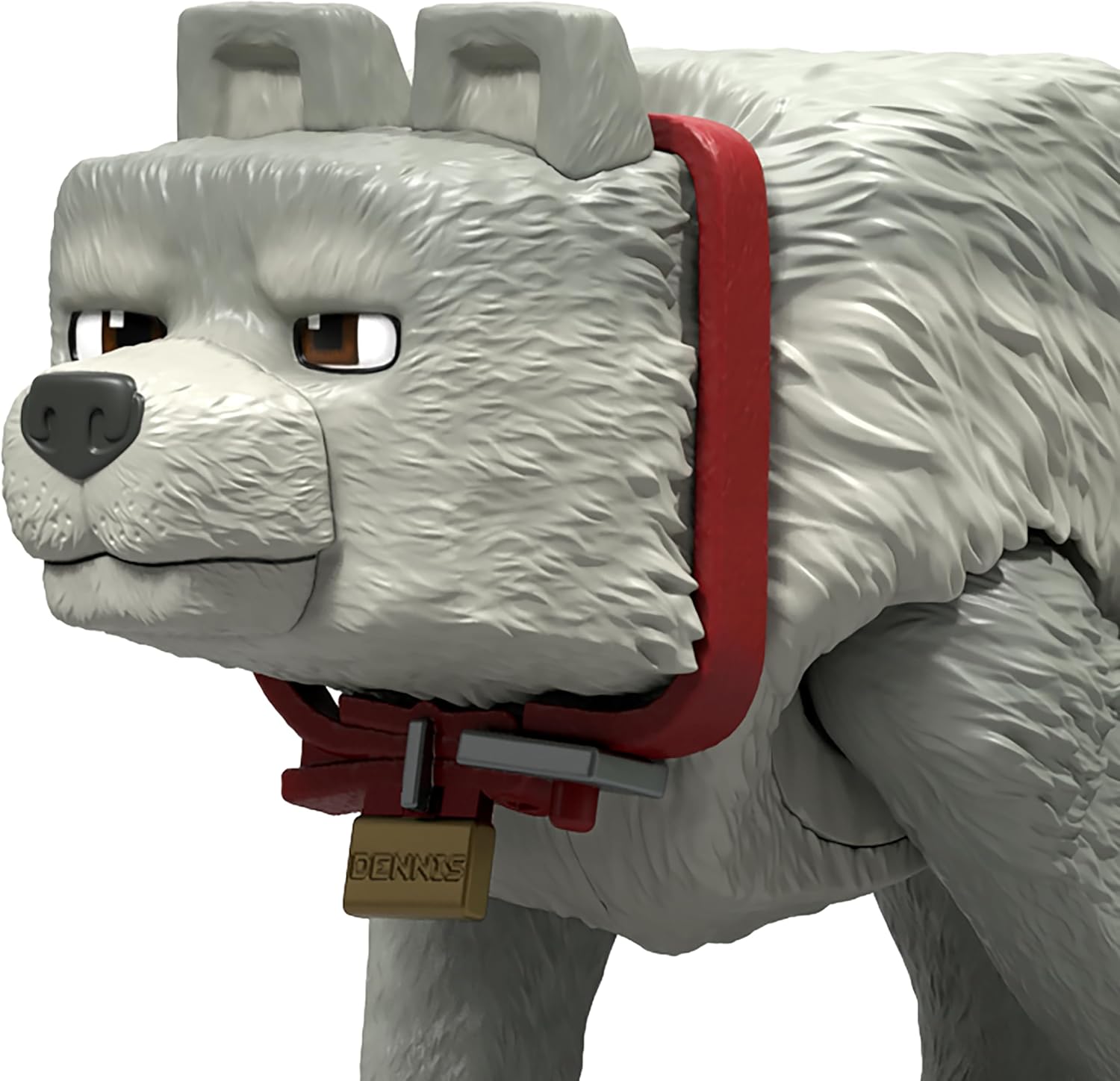 Mattel Minecraft Action Figure & Accessories Set, 3.25-inch Dennis The Wolf Posable Character Collectible Inspired by A Minecraft Movie