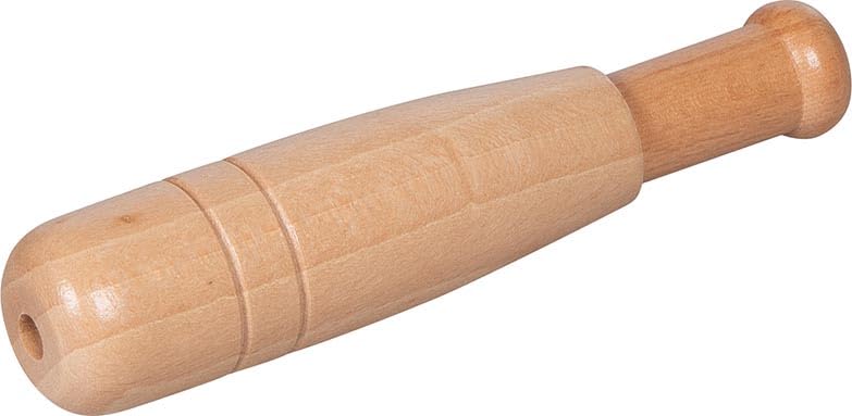 goki 61850 - Fischietto d'anatra - Fischietto per animali in legno per bambini, lunghezza 12,5 cm