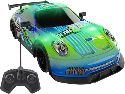 Gear2Play RC Night Flash ferngesteuertes Auto - Rennwagen mit LED-Beleuchtung 1:16