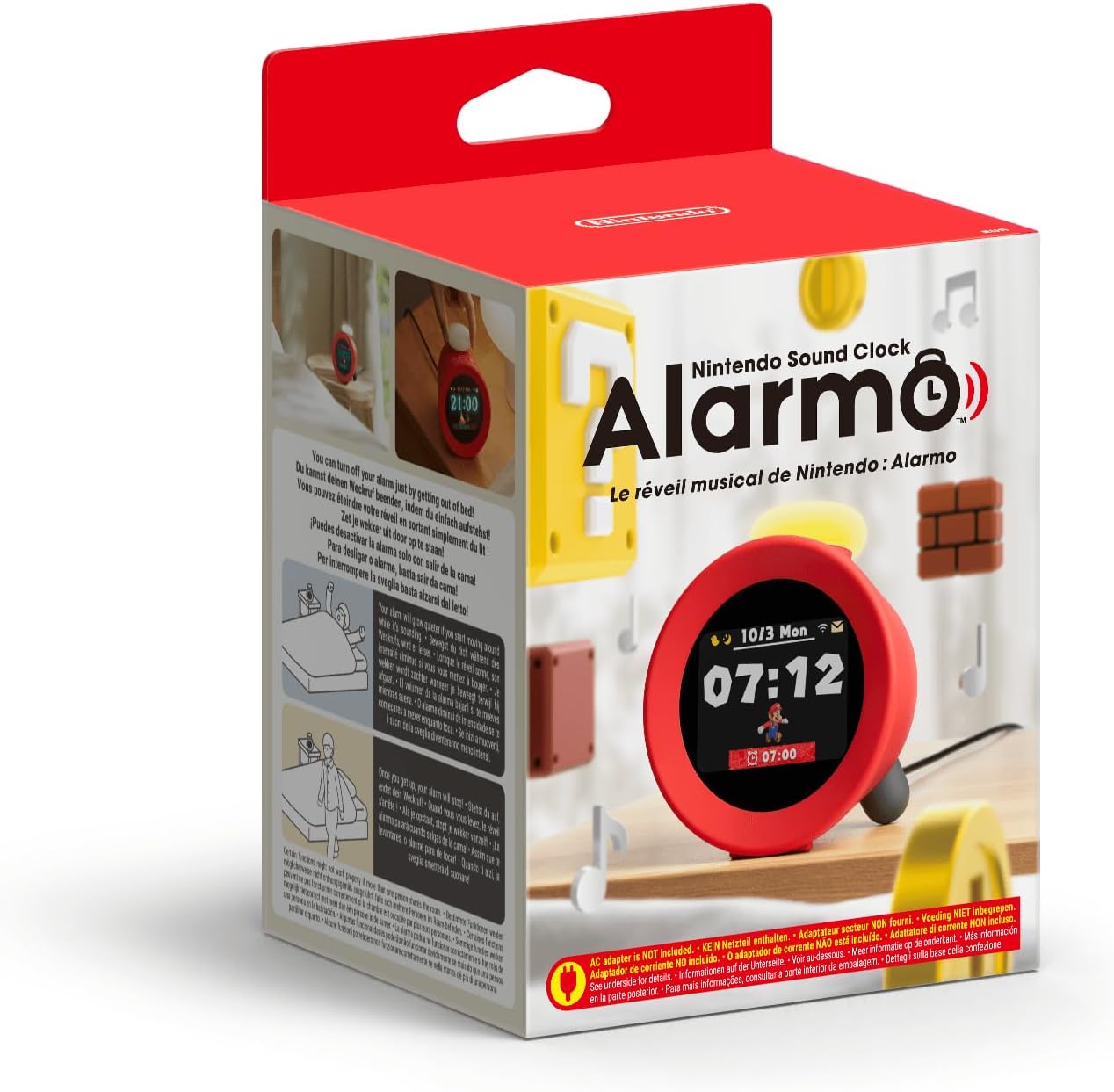 Nintendo Alarm clock with alarm
