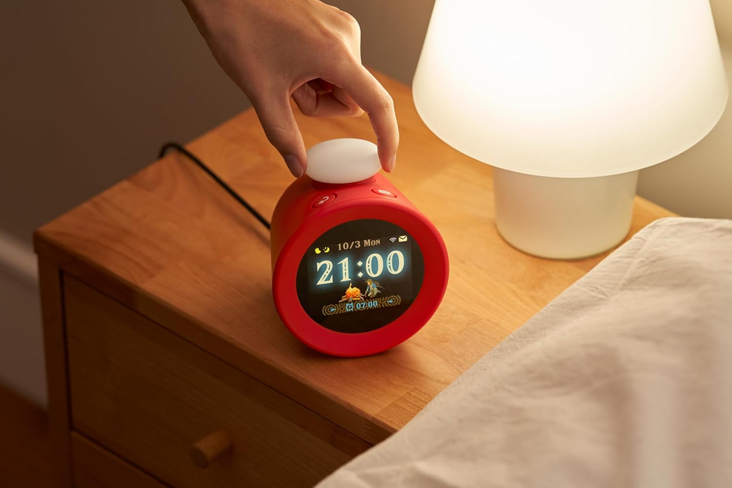Nintendo Alarm clock with alarm