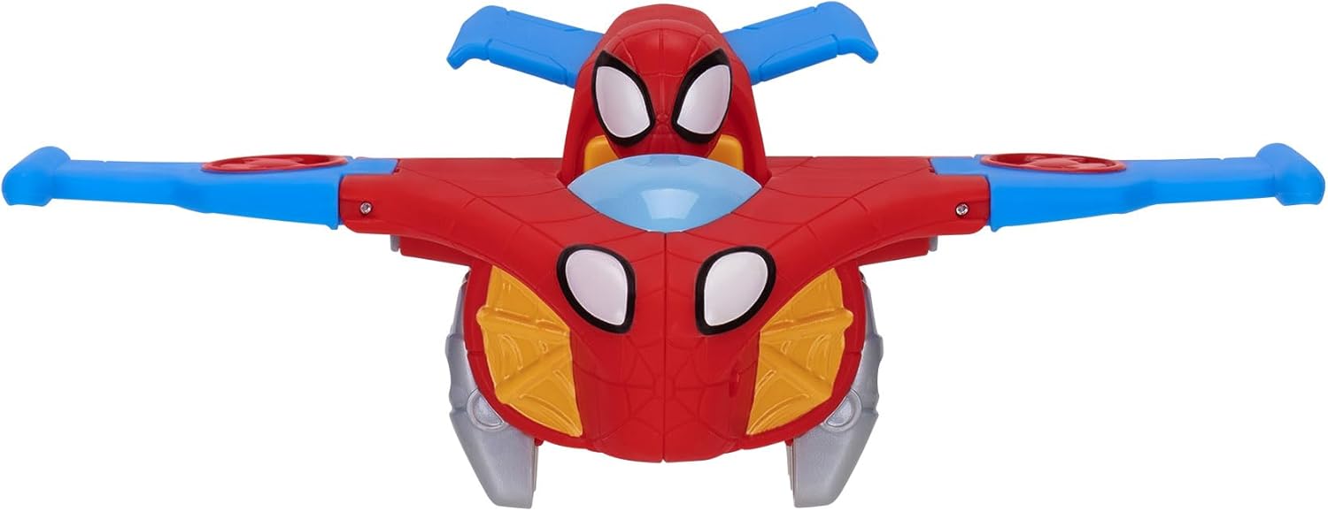 SPIDEY AND HIS AMAZING FRIENDS MARVEL Team Up Tank - Combining 6-Inch Hulk Smash Tank and 4-Inch Spidey Glider Jet