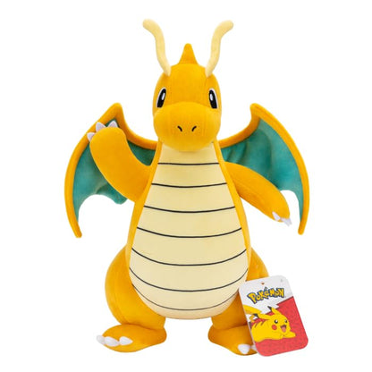 Pokémon Dragonite Plush - 12-Inch Soft Plush with Authentic Details