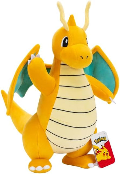 Pokémon Dragonite Plush - 12-Inch Soft Plush with Authentic Details