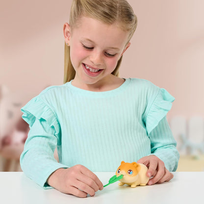 MR BEAST LAB Little Live Pets - Mama Surprise Minis Hamster, zorg voor je hamster- of haasjes-mama in haar stal en hete 2, 3 of 4 mini-baby's