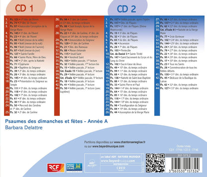 Psaumes Mis En Musique Par Barbara Delattre - Psaumes Des Dimanches Et Fetes, Annee A