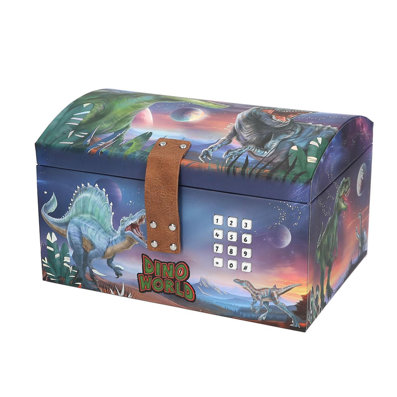 Dino World - Treasure Chest With Code, Sound And Light - (0413441)