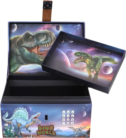 Dino World - Treasure Chest With Code, Sound And Light - (0413441)