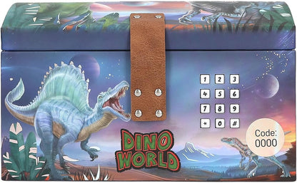 Dino World - Treasure Chest With Code, Sound And Light - (0413441)
