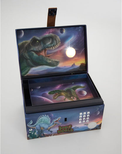 Dino World - Treasure Chest With Code, Sound And Light - (0413441)