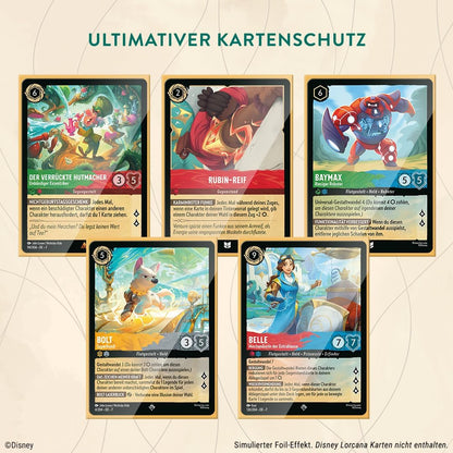 Disney Lorcana Trading Card Game: Archazias Insel - Kartenhüllen Cinderella