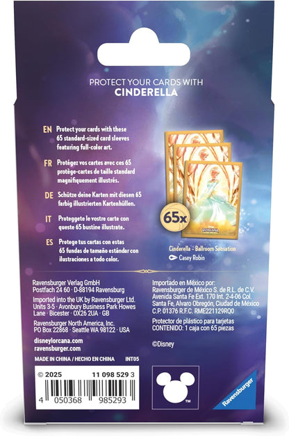 Disney Lorcana Trading Card Game: Archazias Insel - Kartenhüllen Cinderella