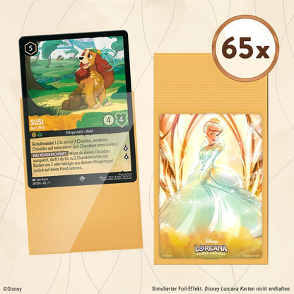 Disney Lorcana Trading Card Game: Archazias Insel - Kartenhüllen Cinderella