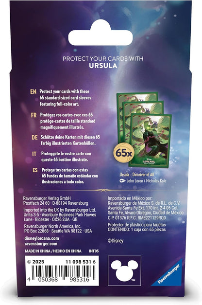 Disney Lorcana Trading Card Game: Archazias Insel - Kartenhüllen Ursula