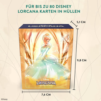 Disney Lorcana Trading Card Game: Archazias Insel - Deck Case Cinderella