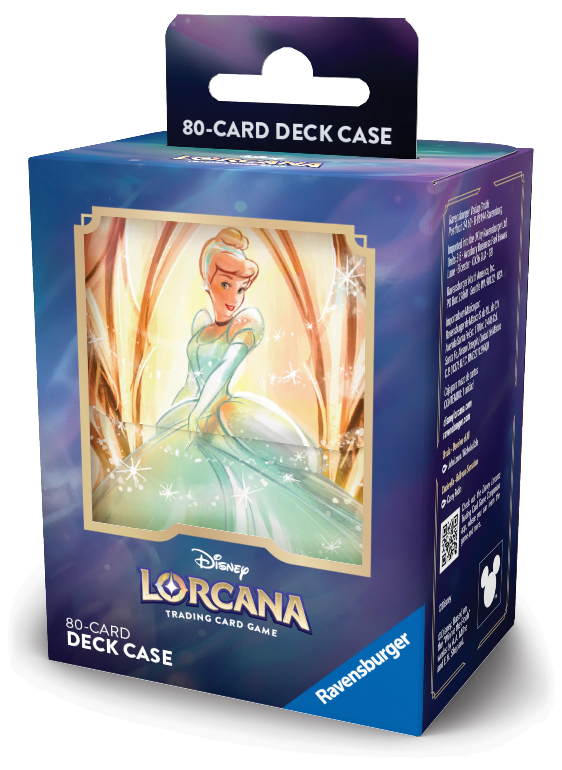 Disney Lorcana Trading Card Game: Archazias Insel - Deck Case Cinderella