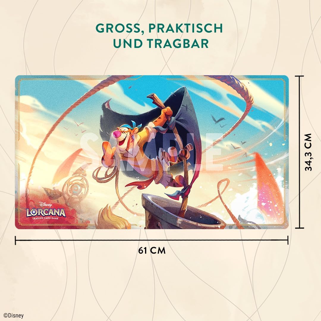 Disney Lorcana Trading Card Game: Archazias Insel - Spielmatte Tigger