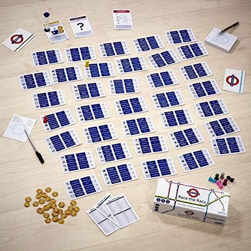 Gibsons Race The Rails Juego de Cartas TfL, Multicolor (G9025