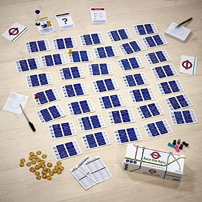 Gibsons Race The Rails Juego de Cartas TfL, Multicolor (G9025