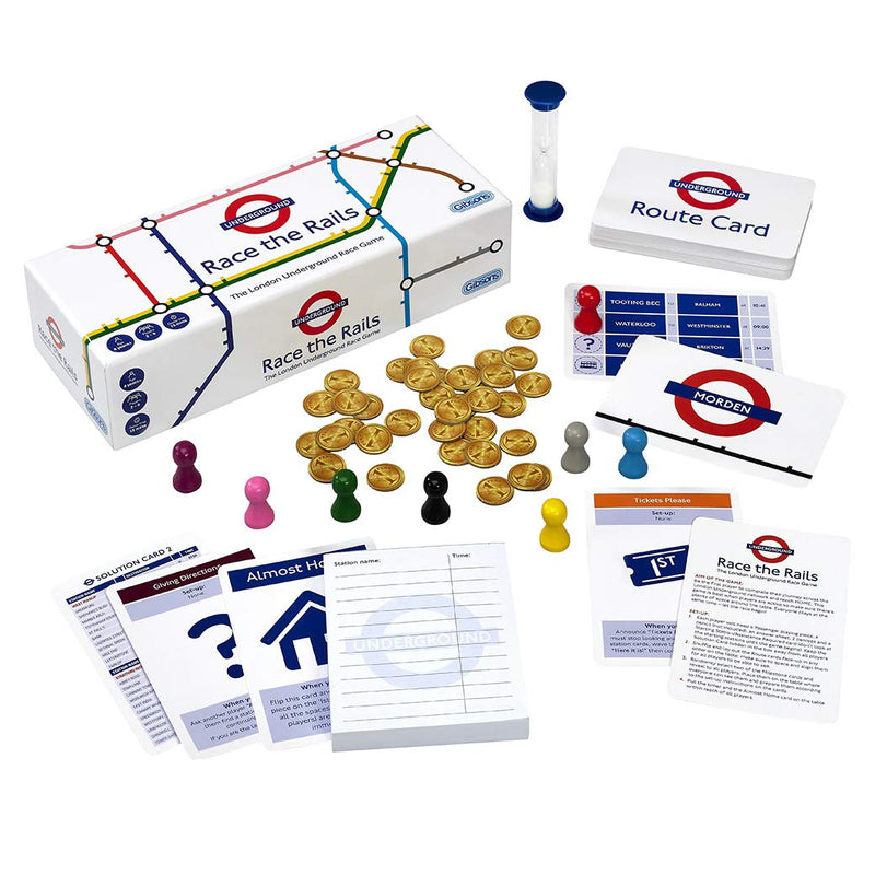 Gibsons Race The Rails Juego de Cartas TfL, Multicolor (G9025