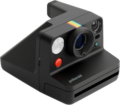 Polaroid Now+ Gen 3 Instant Camera, Black + Color Film Bundle (8 photos