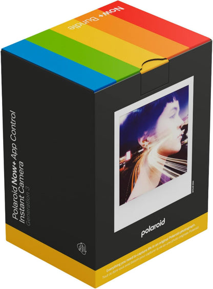 Polaroid Now+ Gen 3 Instant Camera, Black + Color Film Bundle (8 photos
