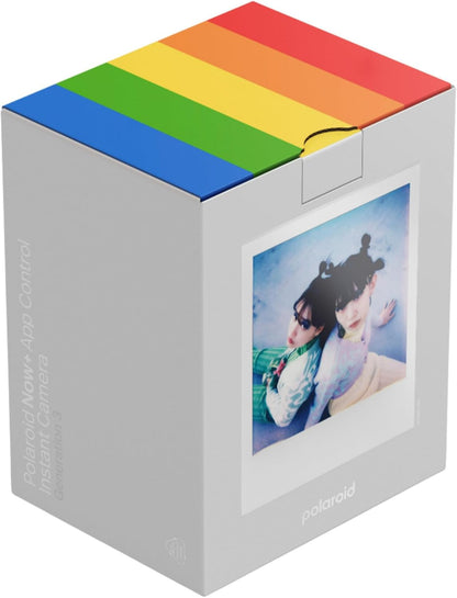 Polaroid Now+ Generation 3 Instant Camera + 8 Photos Film Pack White