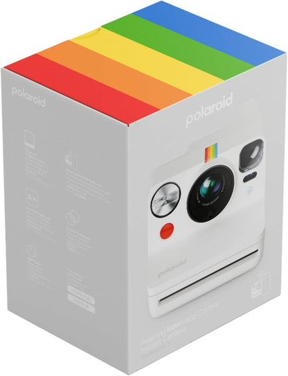 Polaroid Now+ Generation 3 Instant Camera + 8 Photos Film Pack White