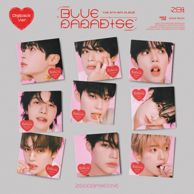 Blue Paradise - Digipack Random Cover Version - incl. Photocards, Band Sticker, Medicine Envelop, Lovesick Card, Prescription Card + Poster
