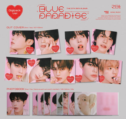 Blue Paradise - Digipack Random Cover Version - incl. Photocards, Band Sticker, Medicine Envelop, Lovesick Card, Prescription Card + Poster