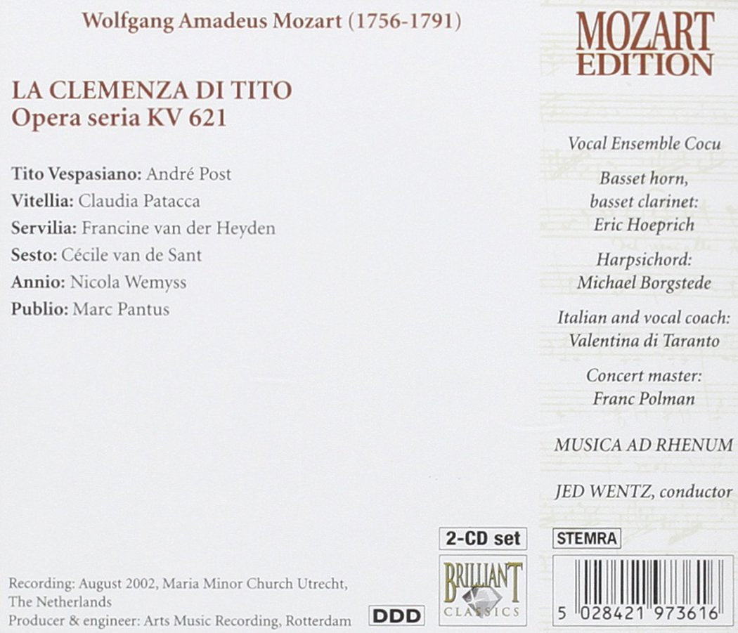 Mozart Edition - La Clemenza Di Tito