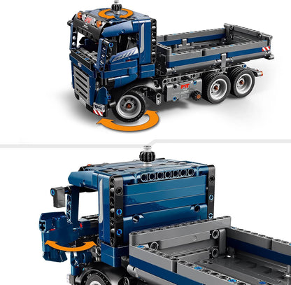 LEGO Technic Autocarro con Cassone Ribaltabile - Camion Giocattolo con Sterzo e Funzioni - Modellino da Costruire per Bambini e Bambine da 9 Anni - Divertente Idea Regalo per Compleanni e Feste 42203