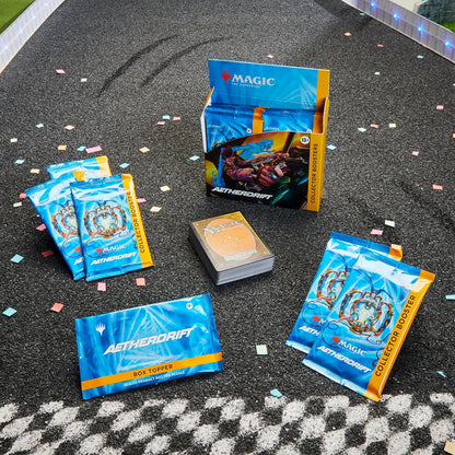 Magic: The Gathering Aetherdrift Collector Booster Box - 12 Packs (180 Magic Cards)