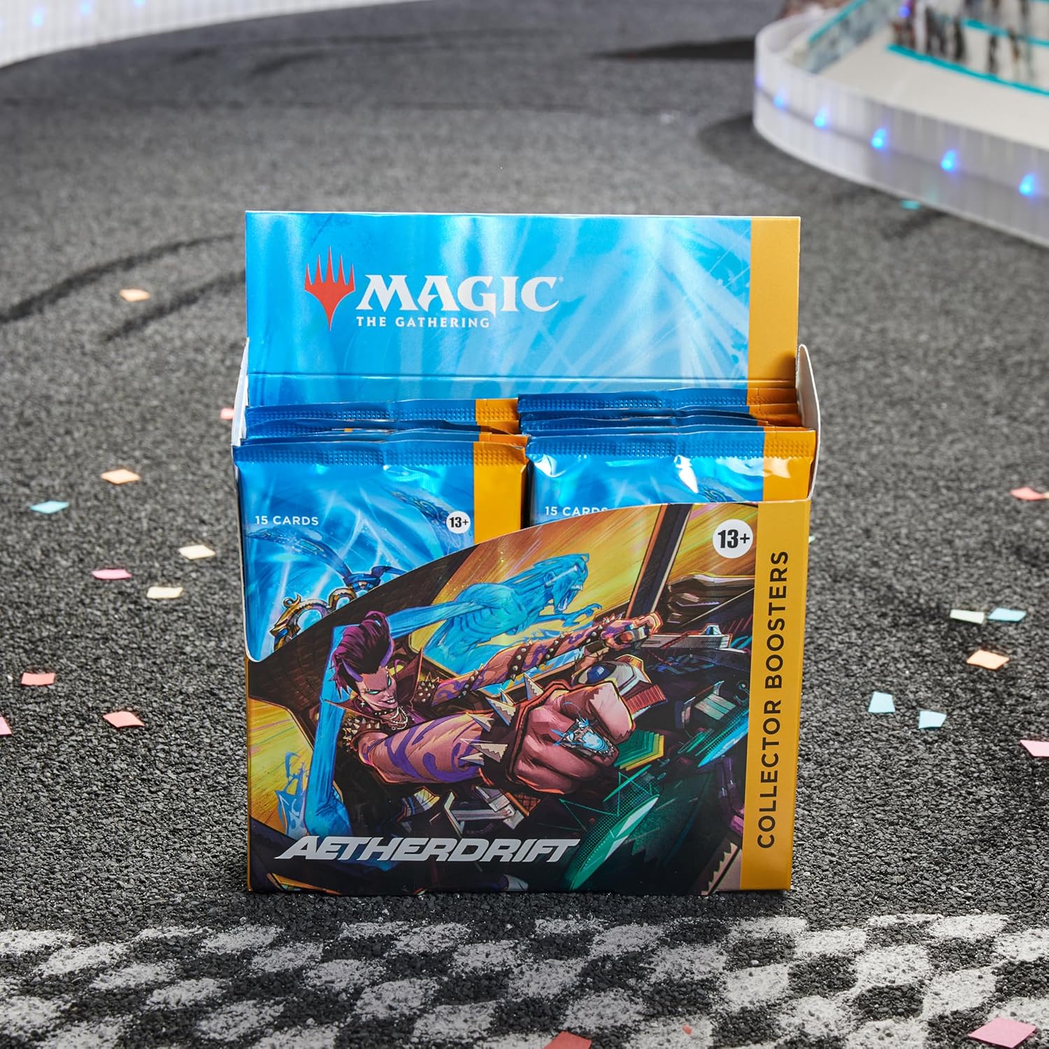 Magic: The Gathering Aetherdrift Collector Booster Box - 12 Packs (180 Magic Cards)