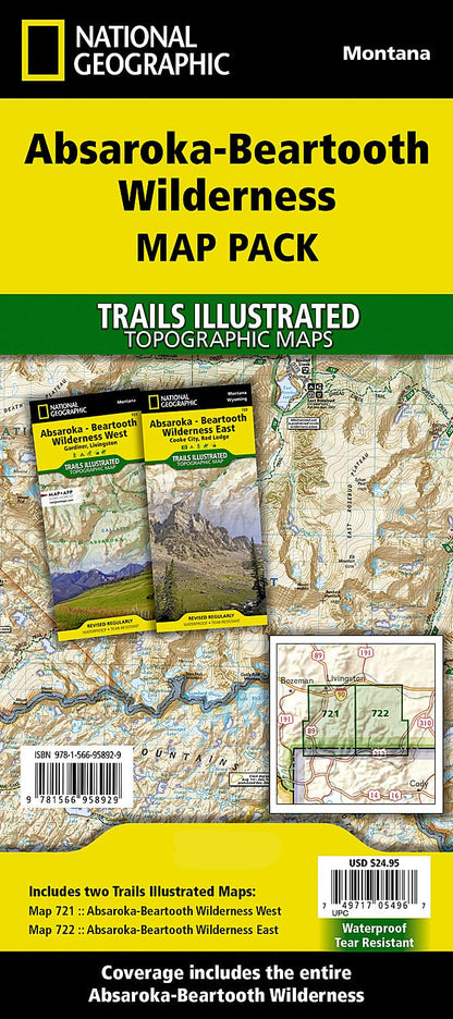 Absorka-Beartooth Wilderness (Map Pack)
