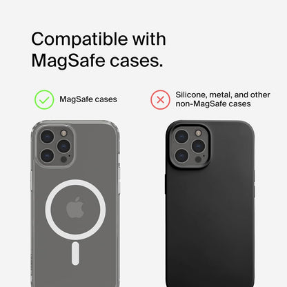 Belkin BoostCharge Pro 15W convertible magnetic wireless charging stand, MagSafe compatible fast Qi2 wireless charger, magnetic fast charger for Apple iPhone 16, 15, 14, 13, 12, AirPods Pro - Black