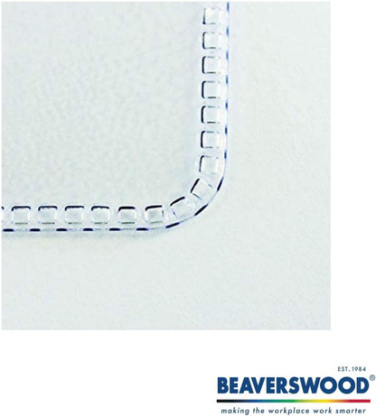 Beaverswood Strength Clear Magnetic Document Pocket ID, Magnetic Document Holder, Magnetic Display Board - 310mm x 215mm, A4 Horizontal, Pack of 10