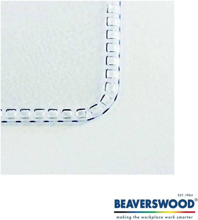 Beaverswood Strength Clear Magnetic Document Pocket ID, Magnetic Document Holder, Magnetic Display Board - 310mm x 215mm, A4 Horizontal, Pack of 10