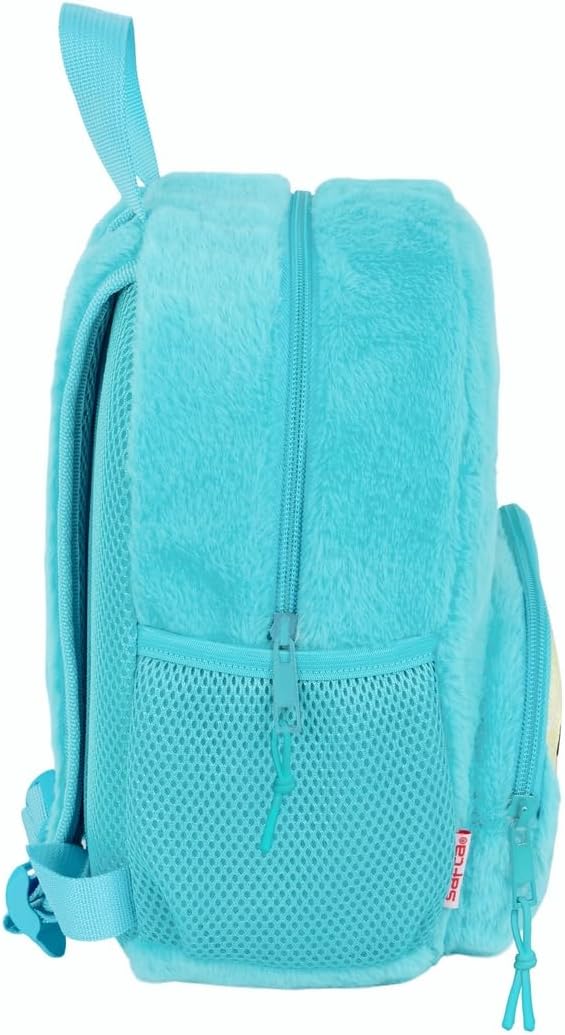 Safta Frozen – Nursery Backpack, Adaptable to Cart, Easy Cleaning, Ideal for Children of Different Ages, Comfortable and Versatile, Quality and Resistance, 22 x 10 x 27 cm, blue turquoise, M, Casual