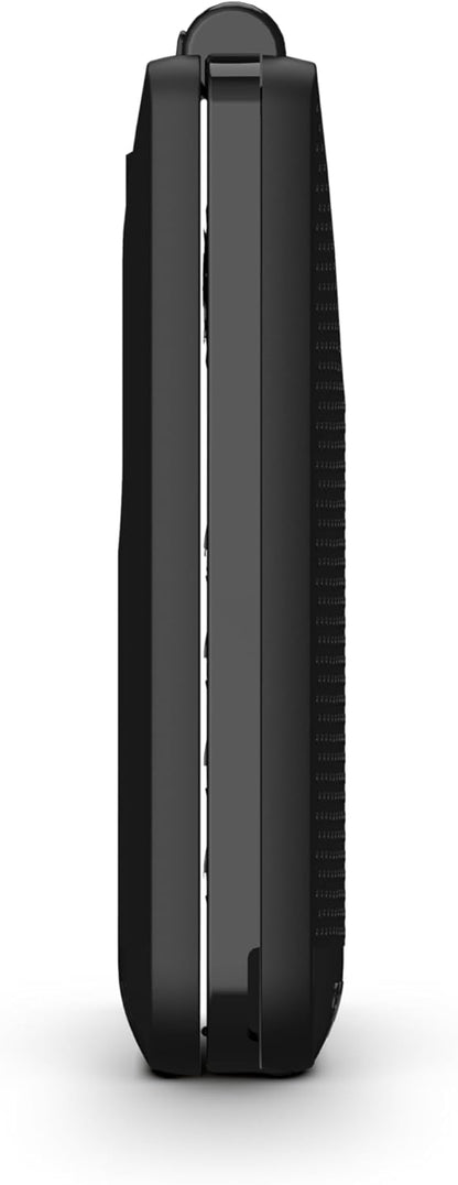 emporiaTALKglam Senior Phone, Contract-Free, Foldable mobile phone, Easy to use, Mobile Phone with Emergency Button, 2.4-Inch Display, Black