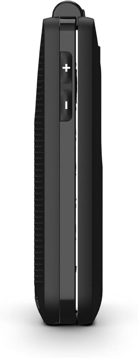 emporiaTALKglam Senior Phone, Contract-Free, Foldable mobile phone, Easy to use, Mobile Phone with Emergency Button, 2.4-Inch Display, Black
